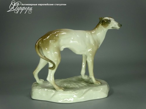 Купить фарфоровые статуэтки Amphora Turn Teplitz, Левретка, Германия